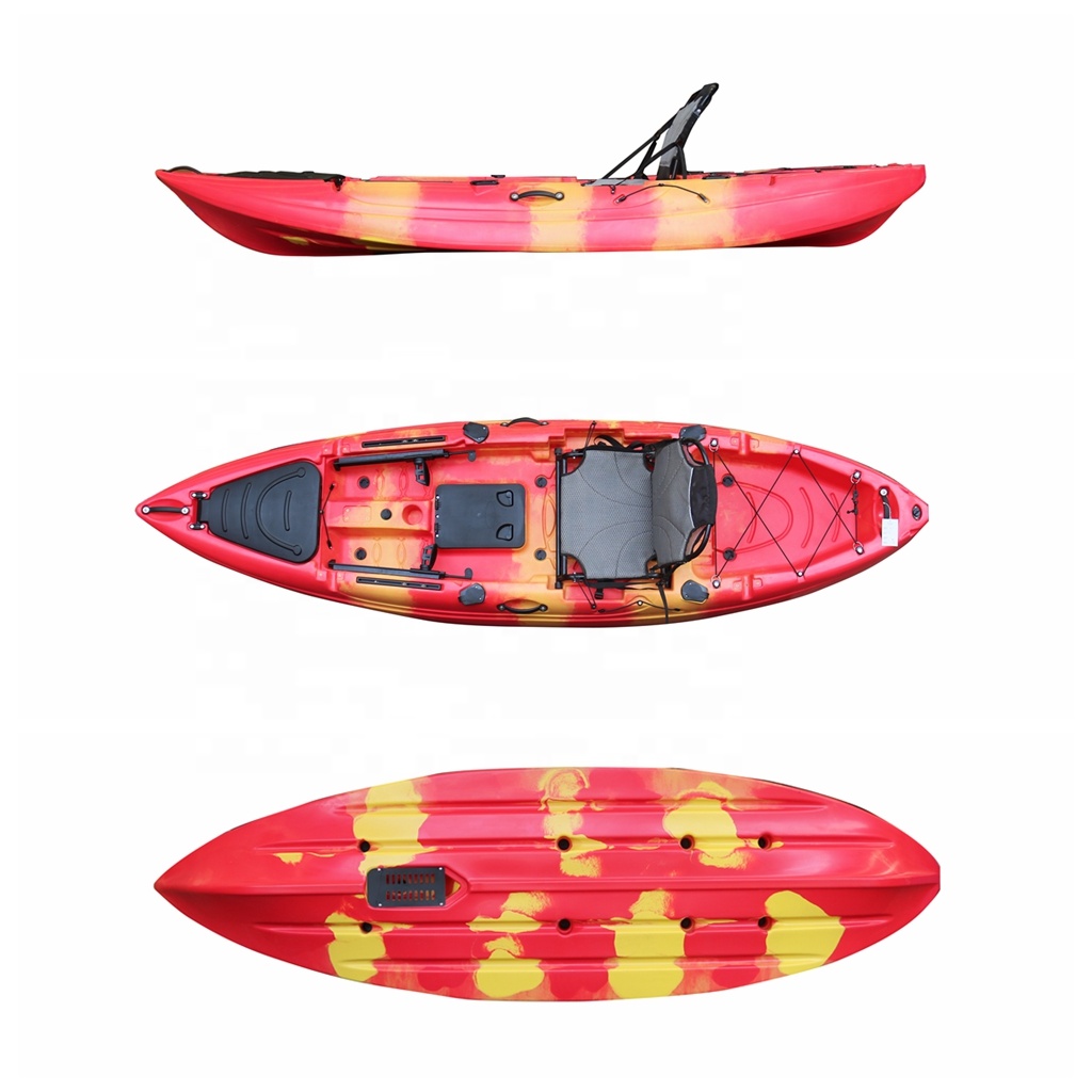 Fishing Kayak Sit On Top - 10ft Satu Orang Duduk Di Atas