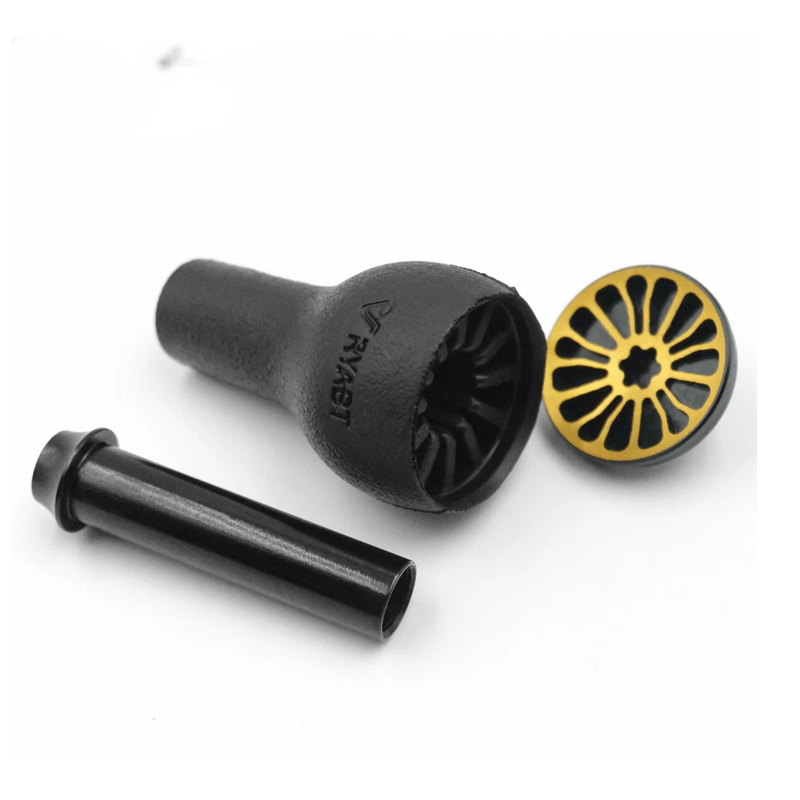 Kenop Hitam TPE 27mm Kompatibe - Shimano Reel Stradic ulasan dan harga