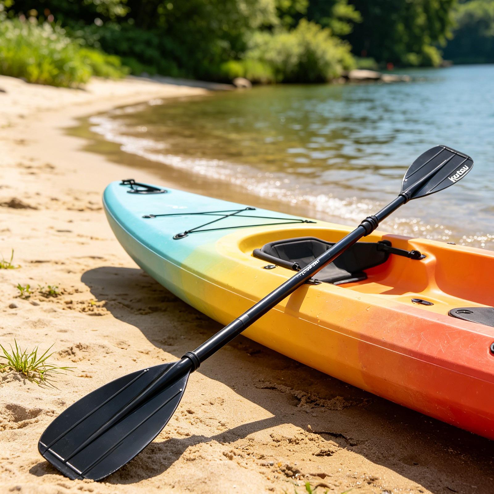 Dayung Kayak Serat Karbon 2-Ba - Fishing Kayak Paddle ulasan dan harga