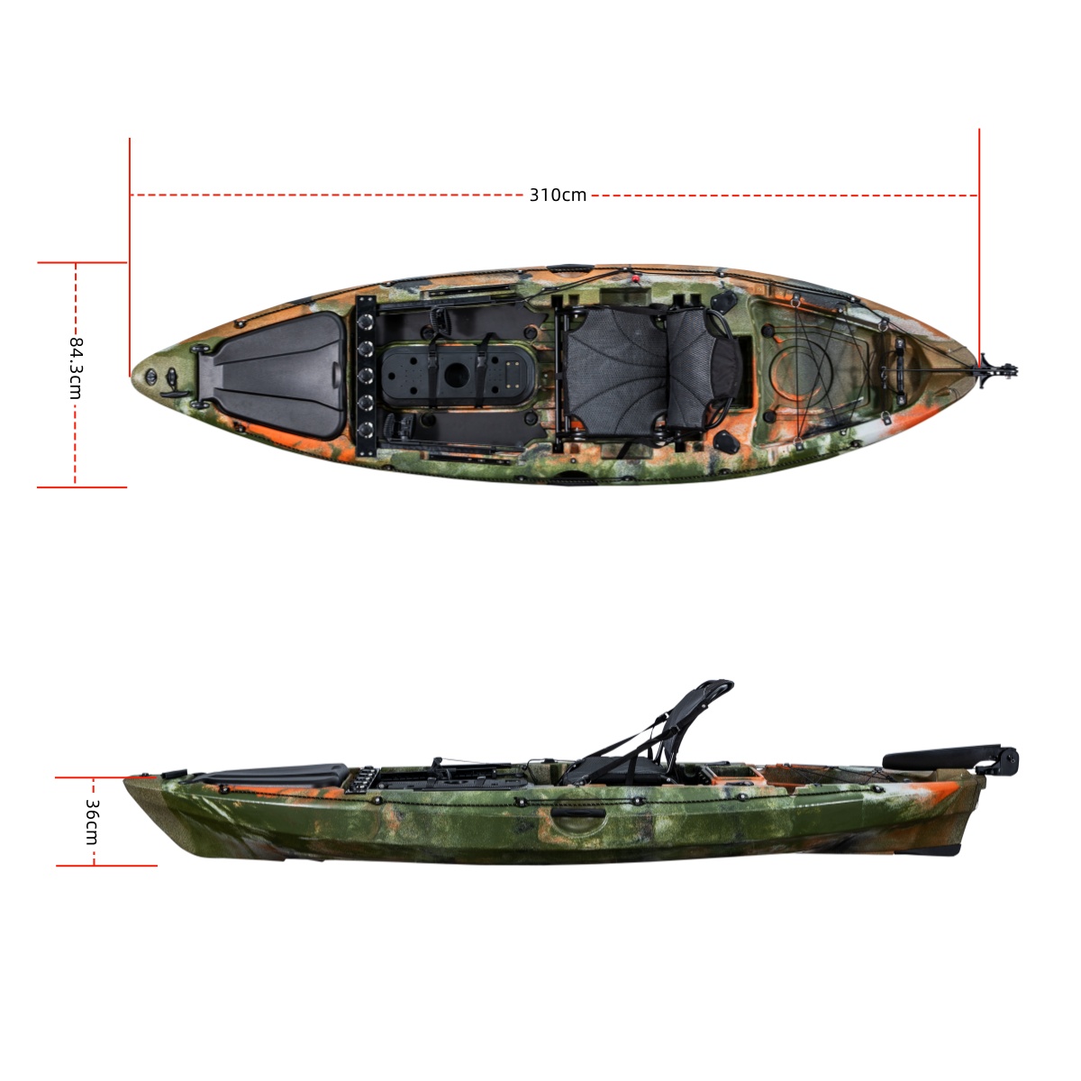 Perahu Kayak Pancing Plastik K - Fishing Kayak Seat ulasan dan harga
